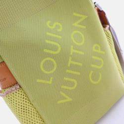 Pre Owned Louis Vuitton Americas Cup Damier Geant Nylon Shoulder Bag