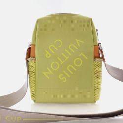 Pre Owned Louis Vuitton Americas Cup Damier Geant Nylon Shoulder Bag