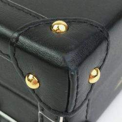 Pre Owned Louis Vuitton Petite Malle Black Monogram Canvas Clutch Bag