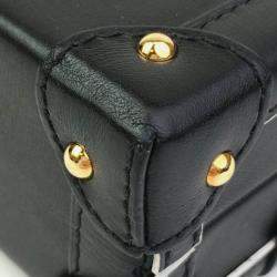 Pre Owned Louis Vuitton Petite Malle Black Monogram Canvas Clutch Bag