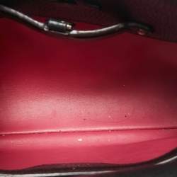 Pre Owned حقيبة لويس فيتون كابوسين بيثون جلد أزرق بحري/بيج بي بي