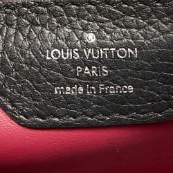 Pre Owned حقيبة لويس فيتون كابوسين بيثون جلد أزرق بحري/ب يج بي بي