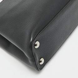 Pre Owned حقيبة لويس فيتون كابوسين بيثون جلد أزرق بحري/بيج بي بي