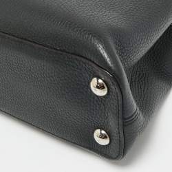 Pre Owned حقيبة لويس فيتون كابوسين بيثون جلد أزرق بحري/بيج بي بي