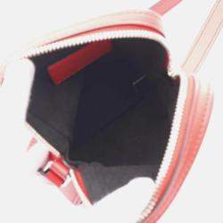 Pre Owned Louis Vuitton Danube PPM Red White Supreme Epi Leather Shoulder Bag