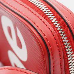 Pre Owned Louis Vuitton Danube PPM Red White Supreme Epi Leather Shoulder Bag