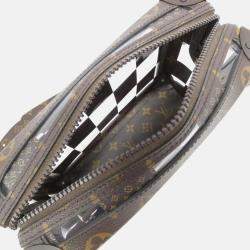 مملوكة مسبقًا حقيبة كتف لوي فيتون مونوغرام شطرنج سليم سوفت ترنك