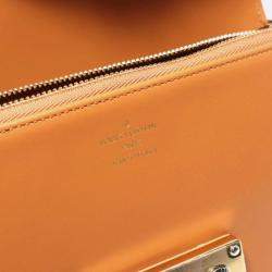 Pre Owned Louis Vuitton Swing Brown Calfskin Coated Canvas Leather Handbag