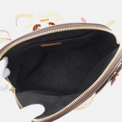 Pre Owned Louis Vuitton Moon Monogram Coated Canvas Leather Backpack Bag