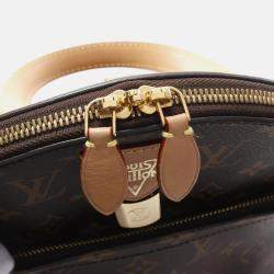 Pre Owned Louis Vuitton Moon Monogram Coated Canvas Leather Backpack Bag