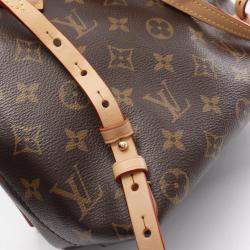 Pre Owned Louis Vuitton Moon Monogram Coated Canvas Leather Backpack Bag