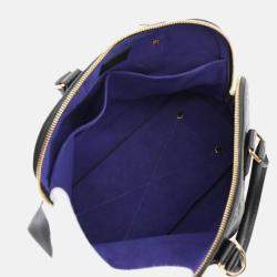 Pre Owned Louis Vuitton Neo Alma PM Black Monogram Empreinte Leather Handbag