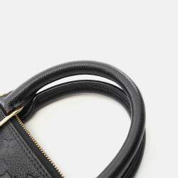 Pre Owned Louis Vuitton Neo Alma PM Black Monogram Empreinte Leather Handbag