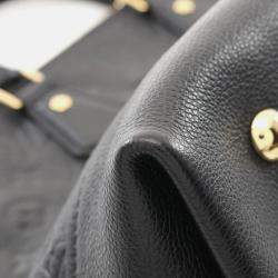 Pre Owned Louis Vuitton Neo Alma PM Black Monogram Empreinte Leather Handbag