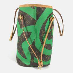 Pre Owned حقيبة توت لوي فيتون نيفرفل مونوغرام هاواي إصدار محدود بحمالة كتف مع حقيبة صغيرة قماش بني