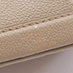 Pre Owned Louis Vuitton Nano Noe Tourterelle Crème Bicolor Monogram Empreinte Leather Handbag