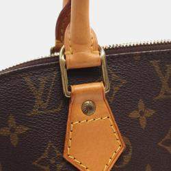 Pre Owned Louis Vuitton Alma PM Monogram Canvas Top Handle Bag