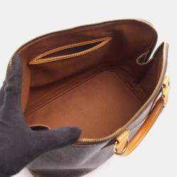 Pre Owned Louis Vuitton Alma PM Monogram Canvas Top Handle Bag