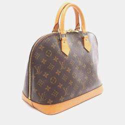 Pre Owned Louis Vuitton Alma PM Monogram Canvas Top Handle Bag