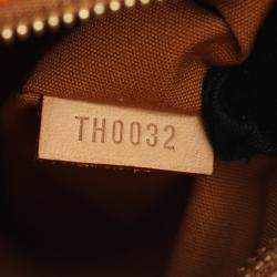 Pre Owned Louis Vuitton Lead Mm Tote Bag Vernis Leather Brown Bronze