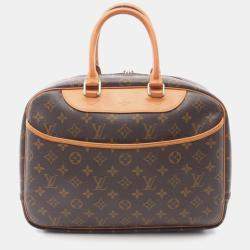 Pre Owned Louis Vuitton Deauville Monogram Canvas Vanity Bag