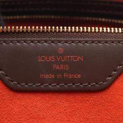 Pre Owned Louis Vuitton Manosque GM Damier Ebene Canvas Tote Bag