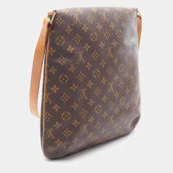 Pre Owned Louis Vuitton Musette Monogram Canvas Crossbody Shoulder Bag