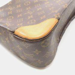 Pre Owned Louis Vuitton Boulogne 35 Monogram Canvas Shoulder Bag