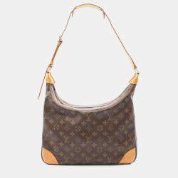 Pre Owned Louis Vuitton Boulogne 35 Monogram Canvas Shoulder Bag