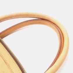 Pre Owned Louis Vuitton Tivoli GM Brown Monogram Canvas Leather Shoulder Bag