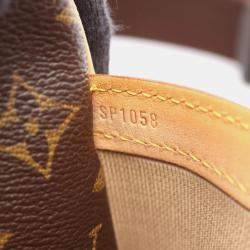 Pre Owned Louis Vuitton Reporter PM Brown Monogram Canvas Leather Crossbody Bag