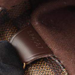 Pre Owned Louis Vuitton Bastille Brown Damier Ebene Canvas and Leather Crossbody Bag