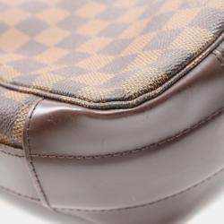 Pre Owned Louis Vuitton Bastille Brown Damier Ebene Canvas and Leather Crossbody Bag