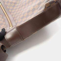 Pre Owned Louis Vuitton Bastille Brown Damier Ebene Canvas and Leather Crossbody Bag