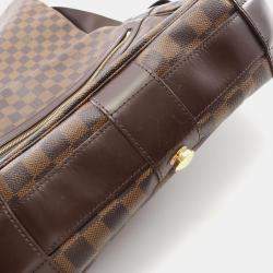 Pre Owned Louis Vuitton Bastille Brown Damier Ebene Canvas and Leather Crossbody Bag
