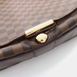 Pre Owned Louis Vuitton Bastille Brown Damier Ebene Canvas and Leather Crossbody Bag