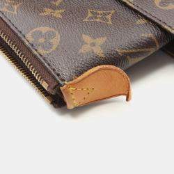 Pre Owned Louis Vuitton Totally PM Brown Monogram Canvas and Leather Tote Bag