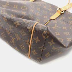 Pre Owned Louis Vuitton Totally PM Brown Monogram Canvas and Leather Tote Bag