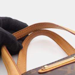Pre Owned Louis Vuitton Wilshire PM Brown Monogram Canvas Tote