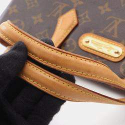 Pre Owned Louis Vuitton Wilshire PM Brown Monogram Canvas Tote