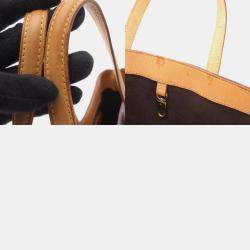 Pre Owned Louis Vuitton Wilshire PM Brown Monogram Canvas Tote