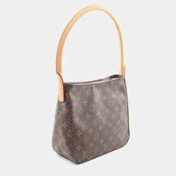 Pre Owned Louis Vuitton Looping MM Brown Monogram Canvas Shoulder Bag