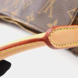 Pre Owned Louis Vuitton Looping MM Brown Monogram Canvas Shoulder Bag