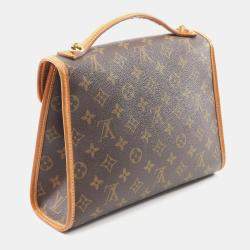 Pre Owned Louis Vuitton Bel Air Brown Monogram Canvas Shoulder Bag