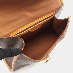 Pre Owned Louis Vuitton Bel Air Brown Monogram Canvas Shoulder Bag