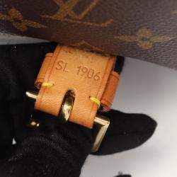 Pre Owned Louis Vuitton Bel Air Brown Monogram Canvas Shoulder Bag