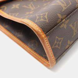 Pre Owned Louis Vuitton Bel Air Brown Monogram Canvas Shoulder Bag
