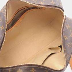 Pre Owned Louis Vuitton Cite GM Brown Monogram Canvas Shoulder Travel Bag