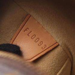 Pre Owned Louis Vuitton Cite GM Brown Monogram Canvas Shoulder Travel Bag