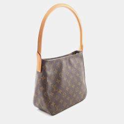 Pre Owned Louis Vuitton Looping MM Brown Monogram Canvas Shoulder Bag